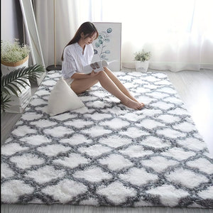 Planet Gates White Lantern / 120*160cm 1pc, Ultra Plush Soft Area Rugs For Bedroom Living Room, Tie-Dyed Luxury Plush Fluffy Bedside Rug, Washable Shag Furry Carpet Non Shedding For Nursery Children Kids Girls Room Home Decorative Rug, Home Decor, Room Decor