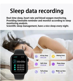 Planet Gates White LAXASFIT 2024 New Smart Watch Android IOS 1.73 inch Color Screen Full Touch Custom Dial Bluetooth Talk Smart Watch for Men Women