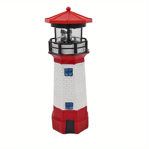 Planet Gates White Light / 1pc 1pc Outdoor Solar Lighthouse Light, Otating Lamp Solar Garden Lights, Lighthouse Shape Solar LED Light, Garden Fence Yard Outdoor Decoration, Smart Sensor Beacon Rotating Beam Lamp, Sensor Rotating Lamp,