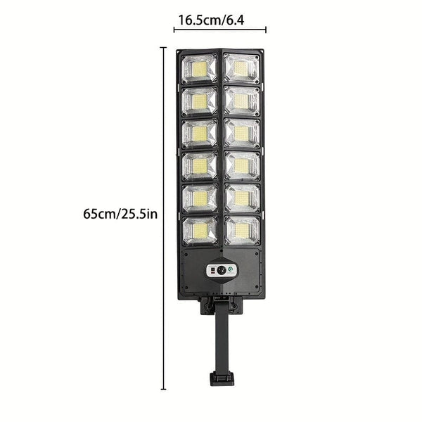 Planet Gates White Light 1pc 504LED solar induction street lamp, Strong Light Double Row Sensor Light, Waterproof And Sunproof, Commonly Used In Outdoor Courtyards, Gardens, Courtyards, Streets, And Walkways