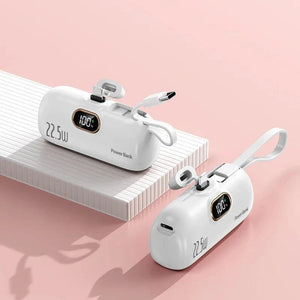 Planet Gates White Lightning Head / 30000mAh Oneplus Portable 30000mAh Power Bank Capsule Mobile Power Supply Emergency Mini External Battery Fast Charging For iPhone Xiaomi