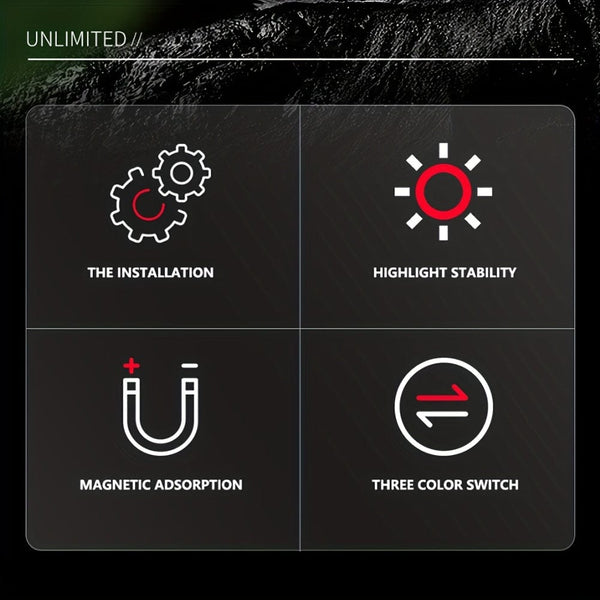 Planet Gates White Magnetic Light Hand Trunk Car Roof Magnets Ceiling Lamp Indoor LED Lighting USB Charging Night Reading Lamp Car Interior Lights