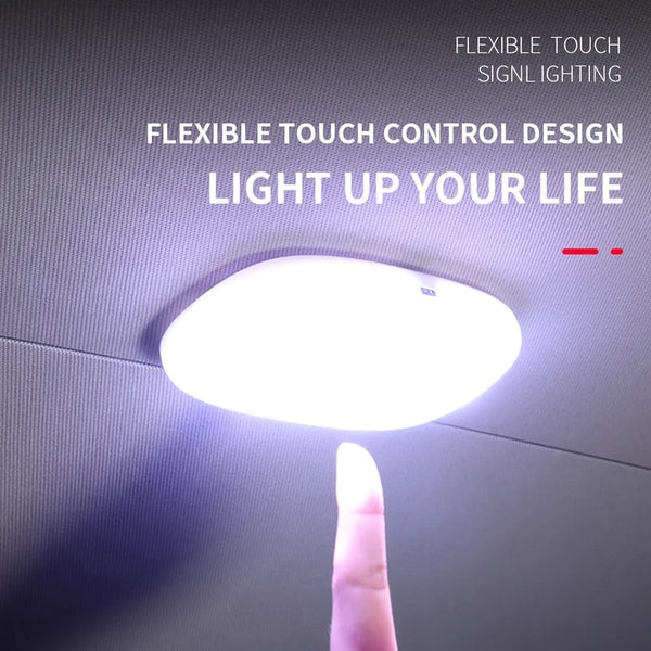 Planet Gates White Magnetic Light Hand Trunk Car Roof Magnets Ceiling Lamp Indoor LED Lighting USB Charging Night Reading Lamp Car Interior Lights