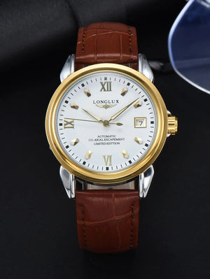 Planet Gates White Men's watch with automatic movement is an ideal choice for business, leisure, dating, and any occasion with a calendar as a gift
