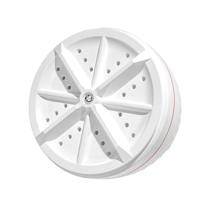 Planet Gates White Mini Washing Machine USB Ultrasonic Rotating Turbine Washing Machine For Socks Underwear Wash Dishes Travel Home RV Apartment