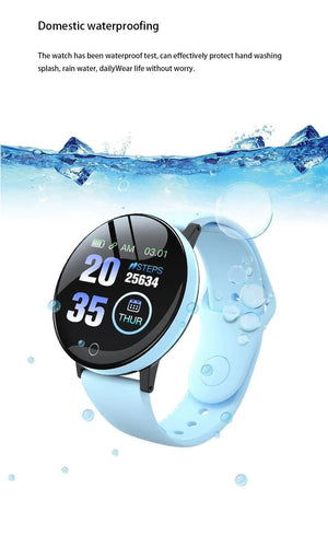 Planet Gates White New D18 Multifunctional Smart Watch Men Women Bluetooth Connected Phone Music Fitness Sports Bracelet Sleep Monitor Smartwatch