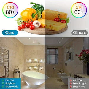 Planet Gates White (non-dimmable) 100mm LED Recessed Ceiling Light 6pcs In Box 3000 K Warm White Recessed Light 600 Lm Bathroom Corridor Ceiling Spotlights