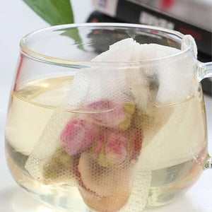 Planet Gates White / Non-woven Fabric 100pcs Disposable Tea Bags: Non-Woven, Transparent, And Perfect For Spices!