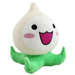 Planet Gates white onion / about 20cm Kawaii Mini Overwatches Plush Toys Onion Small Squid Stuffed Doll Action Figure Soft For Children Gift Home and Car Decoration