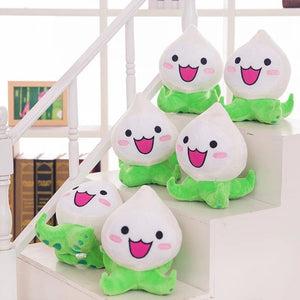 Planet Gates white onion / about 20cm Kawaii Mini Overwatches Plush Toys Onion Small Squid Stuffed Doll Action Figure Soft For Children Gift Home and Car Decoration