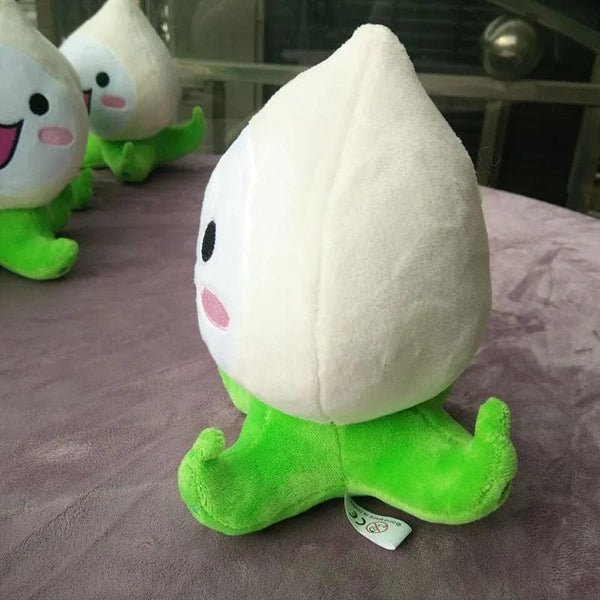 Planet Gates white onion / about 20cm Kawaii Mini Overwatches Plush Toys Onion Small Squid Stuffed Doll Action Figure Soft For Children Gift Home and Car Decoration