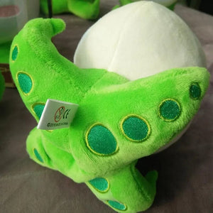 Planet Gates white onion / about 20cm Kawaii Mini Overwatches Plush Toys Onion Small Squid Stuffed Doll Action Figure Soft For Children Gift Home and Car Decoration