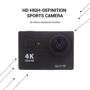 Planet Gates WHITE / only camer 4K Action Camera 1080P/30FPS WiFi 2.0" 170D Underwater Waterproof Helmet Video Recording Camera Sports Cameras Outdoor Mini Cam