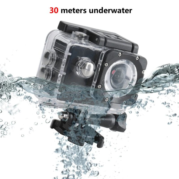 Planet Gates WHITE / only camer 4K Action Camera 1080P/30FPS WiFi 2.0" 170D Underwater Waterproof Helmet Video Recording Camera Sports Cameras Outdoor Mini Cam