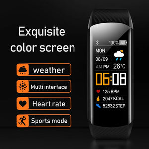 Planet Gates White Original Fitness Smart Watch Heart Rate Monitor Weather Clock Band Sport Waterproof Smartwatch for Men Women iPhone Android 2023