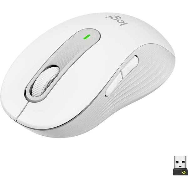 Planet Gates white Original Logitech M650 Bluetooth Wireless Mouse Silent Clicks for PC/Mac/Multi-Device/Chromebook Office Laptop Sensor Technology