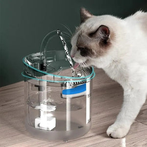 Planet Gates WHITE Pet Water Dispenser Automatic Circulation Intelligent Constant Temperature Electric Mute Water Dispenser Pet Supplies Accessory