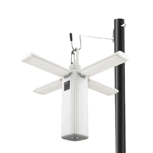 Planet Gates White Portable LED Camping Light Outdoor Multifunctional Tent Lamp USB Rechargeable Flashlight Folding Camping Lamp