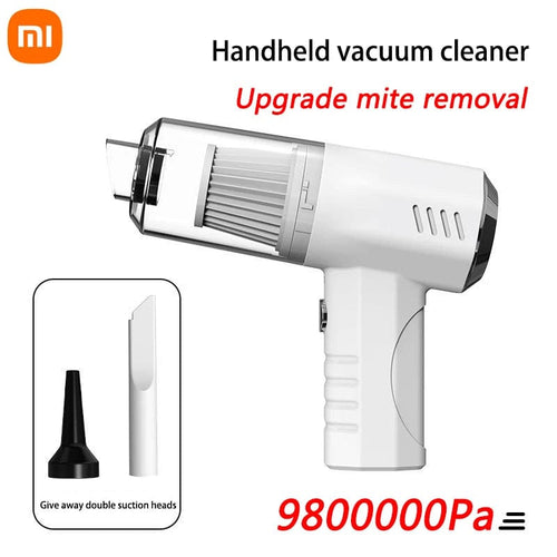 Planet Gates White pro Xiaomi 9800000PA Portable Car Vacuum Cleaner 200W Vacuum Cleaner Mite Removal Car Electrical Home Vacuum Cleaner Wet and Dry