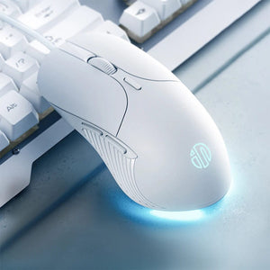 Planet Gates White Profession Wired Gaming Mouse 6 Buttons 4800 DPI LED Optical USB Computer Mouse For PC laptop Gamer Mice Mute Wired Mouse