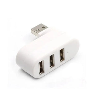 Planet Gates White PzzPss USB Hub 2.0 Adapter Rotate High Speed U Disk Reader Splitter 3 Ports USB 2.0 For Computer PC Laptop Mac Mini Accessories