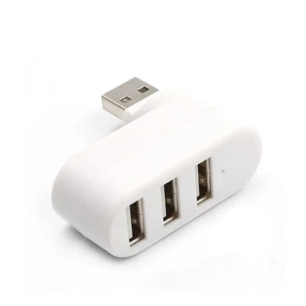 Planet Gates White PzzPss USB Hub 2.0 Adapter Rotate High Speed U Disk Reader Splitter 3 Ports USB 2.0 For Computer PC Laptop Mac Mini Accessories