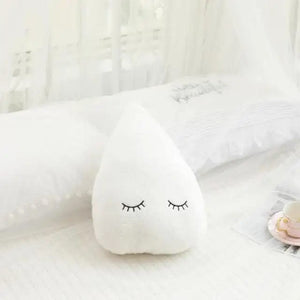 Planet Gates white raindrop New Stuffed Cloud Moon Star Raindrop Plush Pillow Soft Cushion Toys For Children Baby Kids Girl Christmas Gift Room Car Decor