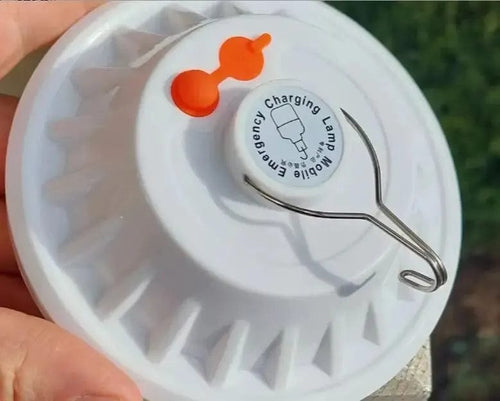 Planet Gates White Rechargeable LED Camping Light - High Lumen, Waterproof, 3 Lighting Modes - Ideal for Hiking and Outdoor Lighting