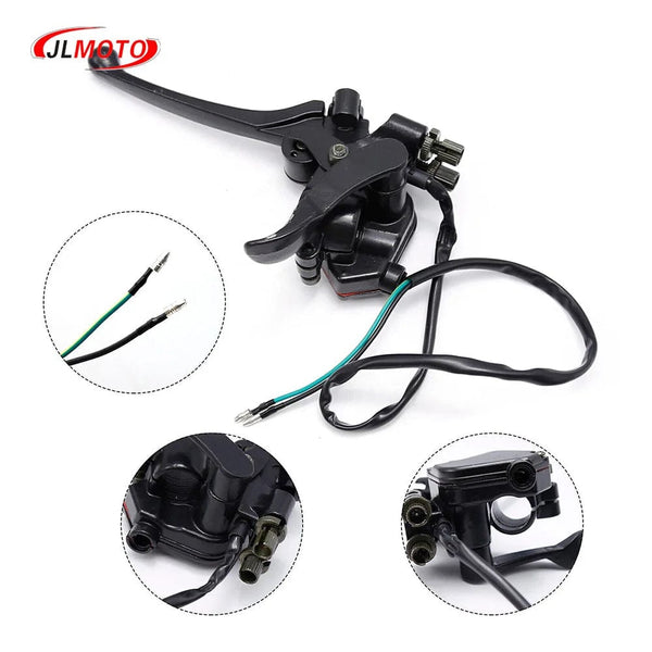 Planet Gates WHITE Right Hand Throttle Brake Lever Fit For Chinese 7/8" Handle Bar TaoTao ATV Quad 50 70 90 110cc Bike Parts