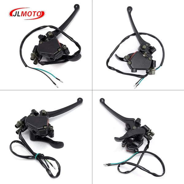 Planet Gates WHITE Right Hand Throttle Brake Lever Fit For Chinese 7/8" Handle Bar TaoTao ATV Quad 50 70 90 110cc Bike Parts