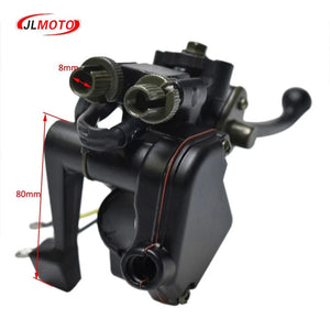 Planet Gates WHITE Right Hand Throttle Brake Lever Fit For Chinese 7/8" Handle Bar TaoTao ATV Quad 50 70 90 110cc Bike Parts