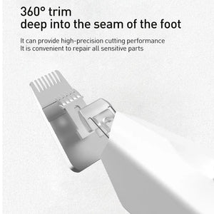 Planet Gates White ROJECO Dog Hair Trimmer Professional Pet Foot Hair Trimmer Dog Grooming Clippers  for Dogs Haircut  Hair Cutting Electric Shaver