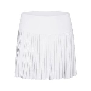 Planet Gates white / S-6 Women Sports Tennis Skirts High Waist Tights Yoga Tennis Shorts Dress With Pockets Pleated Pocket Skirt Anti-Exhaust Quick Dry