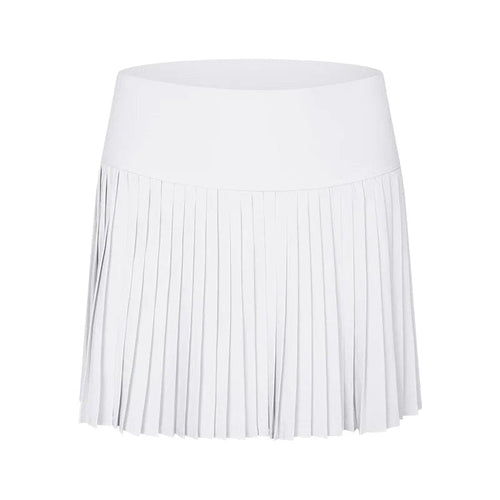 Planet Gates white / S-6 Women Sports Tennis Skirts High Waist Tights Yoga Tennis Shorts Dress With Pockets Pleated Pocket Skirt Anti-Exhaust Quick Dry