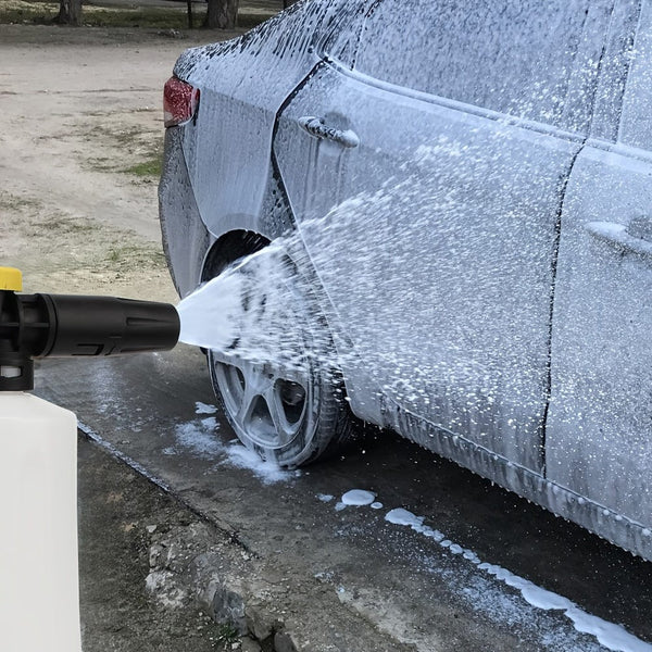 Planet Gates white Snow Foam Lance For Karcher K2 K3 K4 K5 K6 K7 Car Soap Foam Generator, 750ML Adjustable Sprayer Nozzle High Pressure Washers