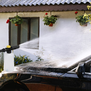 Planet Gates white Snow Foam Lance For Karcher K2 K3 K4 K5 K6 K7 Car Soap Foam Generator, 750ML Adjustable Sprayer Nozzle High Pressure Washers