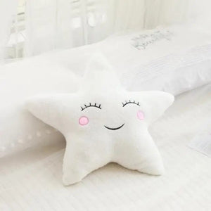 Planet Gates white star New Stuffed Cloud Moon Star Raindrop Plush Pillow Soft Cushion Toys For Children Baby Kids Girl Christmas Gift Room Car Decor