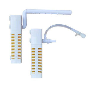 Planet Gates WHITE Submersible Aquarium Internal Filter With Built-in Circulating Pump Fish Tank Filters Silent USB Filter For Fish Tank
