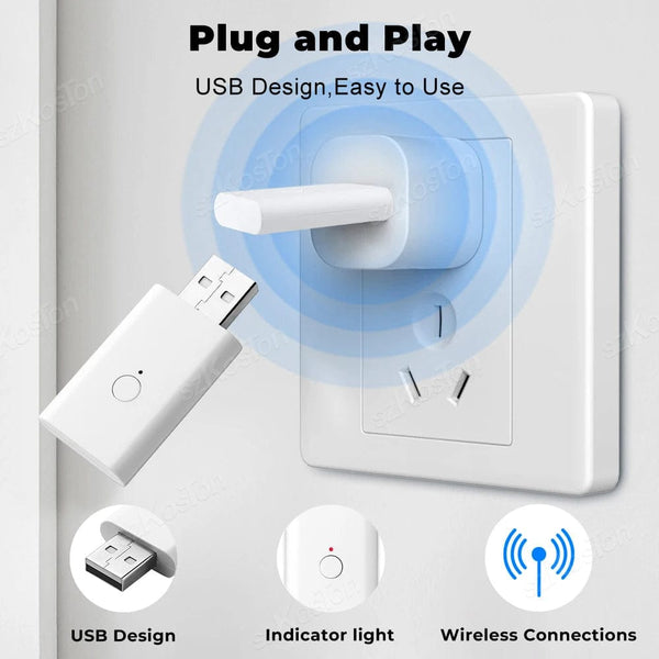 Planet Gates White Tuya ZigBee Signal Repeater USB Signal Amplifier Extender ZigBee Gateway Smart Home Devices Smart Automation For Smart Life New
