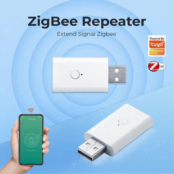 Planet Gates White Tuya ZigBee Signal Repeater USB Signal Amplifier Extender ZigBee Gateway Smart Home Devices Smart Automation For Smart Life New