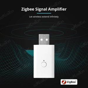 Planet Gates White Tuya ZigBee Signal Repeater USB Signal Amplifier Extender ZigBee Gateway Smart Home Devices Smart Automation For Smart Life New