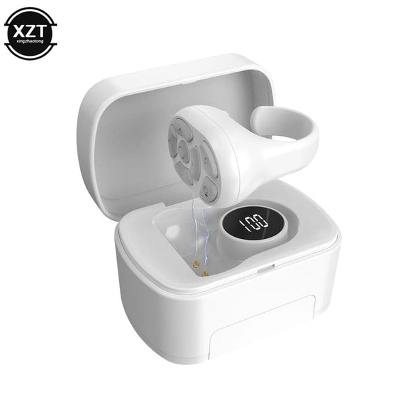 Planet Gates WHITE Universal 2-in-1 ring finger with bin remote control Bluetooth-Compatible page turner Finger video memory for iPhone Android