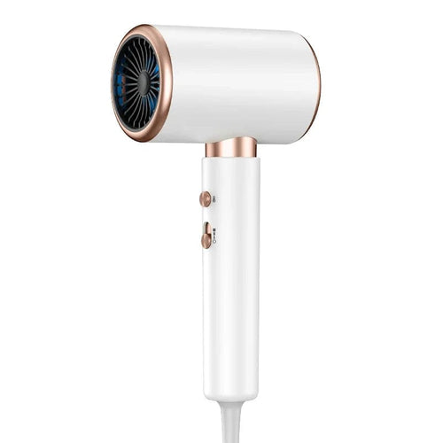 Planet Gates WHITE / us 2000W 5th Gear Professional Hair Dryer Negative Lonic Blow Dryer Hot Cold Wind Air Brush Hairdryer Strong PowerDryer Salon Tool