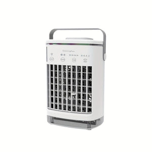 Planet Gates white / USB 1pc Mini Portable Air Conditioner With 4-Speed Cooling Fan And Humidifier - Perfect For Home And Office Use