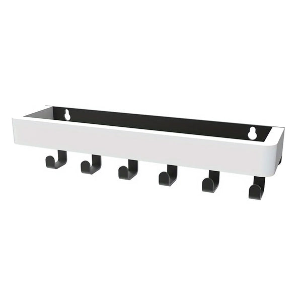 Planet Gates White Wall Mounted Wooden Key Holder Hangers Multilayer Shelf Kitchen Bathroom Storage Organizer Modern Home Decor Display Rack