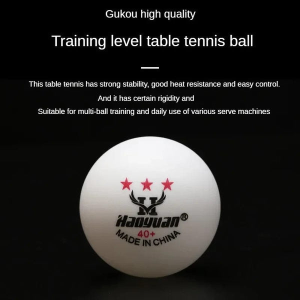 Planet Gates White x 60 60Pcs Professional 3 Star Table Tennis Balls D40+mm 2.8g New Material ABS Plastic Ping Pong Ball Adult Training For Competition
