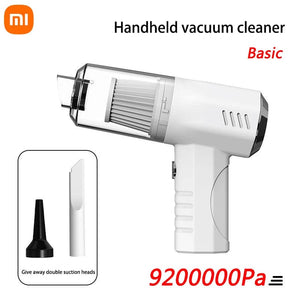 Planet Gates White Xiaomi 9800000PA Portable Car Vacuum Cleaner 200W Vacuum Cleaner Mite Removal Car Electrical Home Vacuum Cleaner Wet and Dry