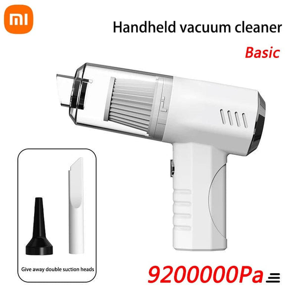 Planet Gates White Xiaomi 9800000PA Portable Car Vacuum Cleaner 200W Vacuum Cleaner Mite Removal Car Electrical Home Vacuum Cleaner Wet and Dry