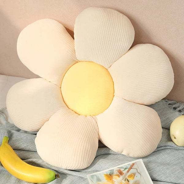 Planet Gates White -yellow 6 / about 30-35cm 35/45cm Stuffed Six Petal Flower Cushion Girly Room Decor Sunflower Pillow Bay Window Pink Flower Sit Bedroom Seat Pillow