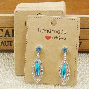 Planet Gates white5x1.3cmhandmade 5*1.3cm cute shape kraft paper blank price label tag 100pcs +100pcs hemp string for production price tag description